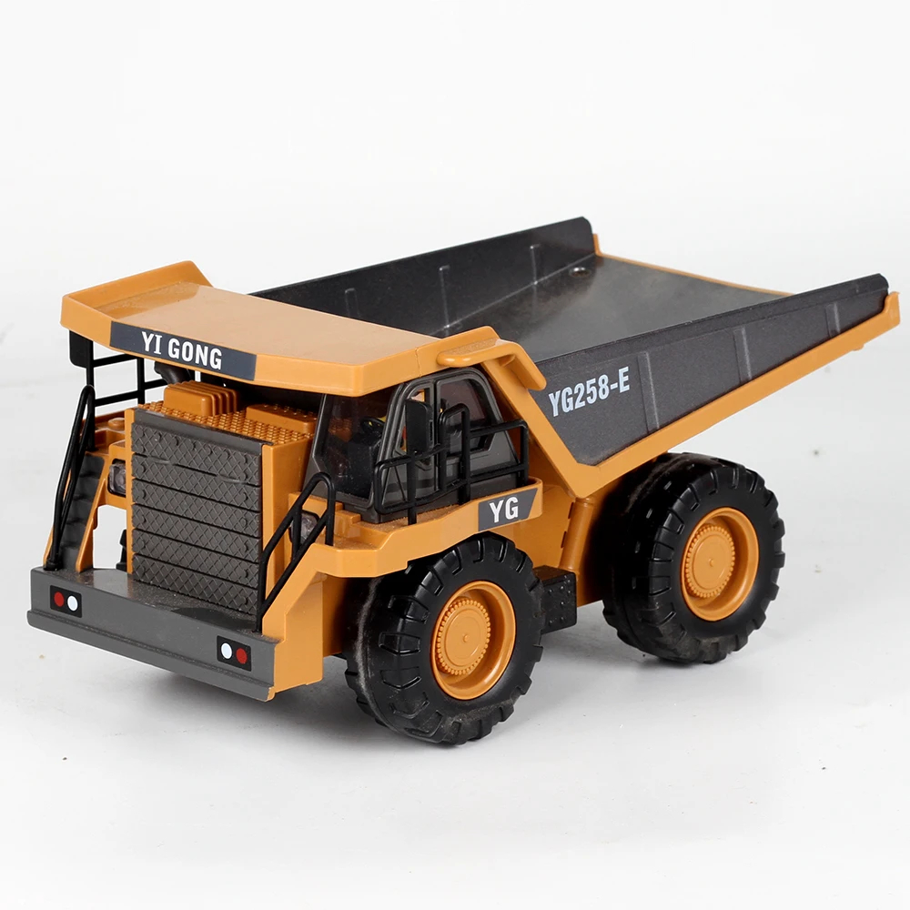 NM59929 Wireless RC Dump Truck Machine 1-24 Simulation Alloy & Plastic Child Electric Toy Engineering Vehicle Model Remote Control