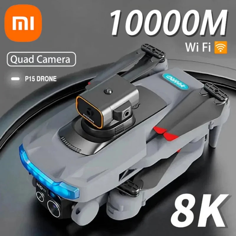 NM59953 10000 m P15 Drone Professional 8K GPS Dual Camera 5G Obstacle Avoidance Optical Flow Positioning Brushless Upgraded RC Drone -  UNO1RC