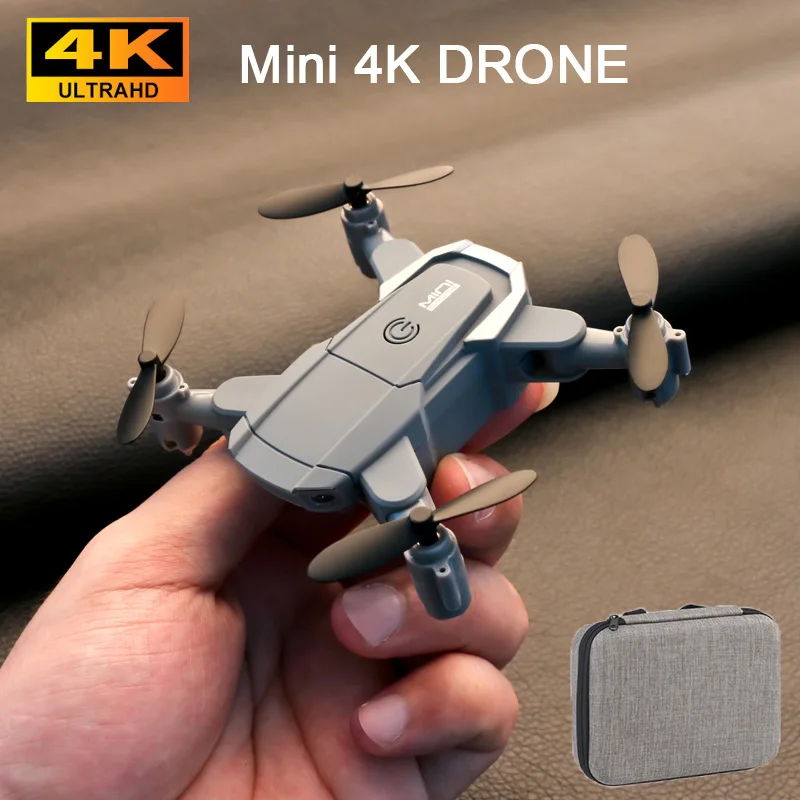 NM60021 Mini Drone 4K HD Camera Wi-Fi FPV Aerial Photography Fixed Height Remote Control Airplane Foldable Quadcopter Drone for Kids - Black