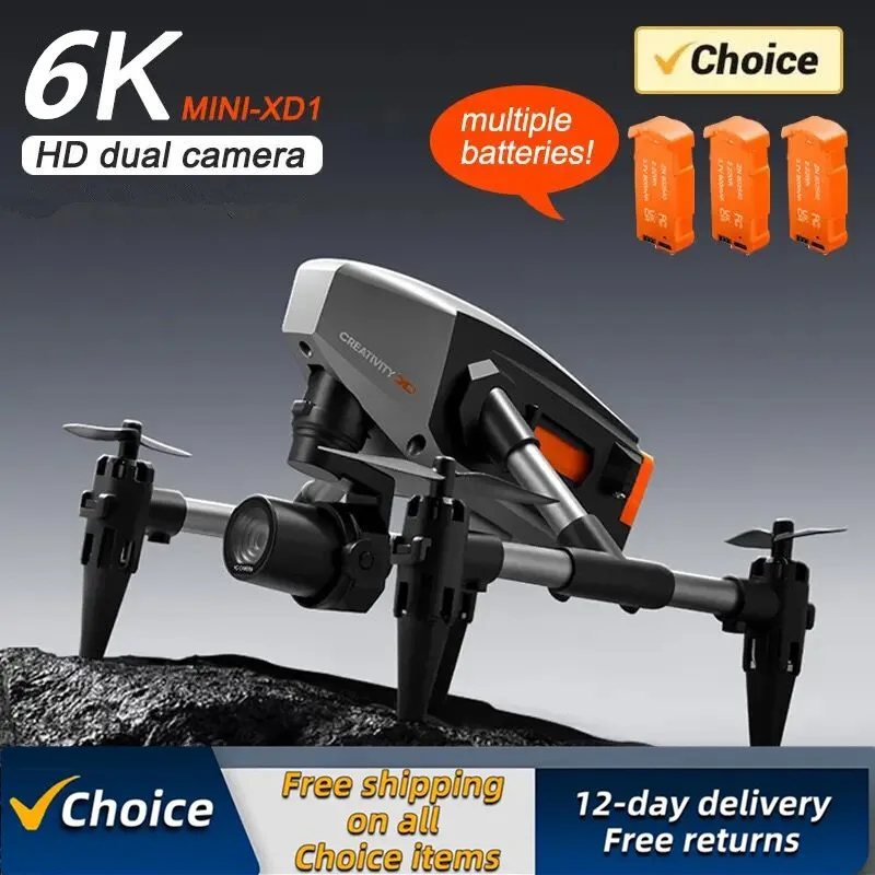 NM60035 RC Drone Wi-Fi FPV Alloy Structure Professional HD Aerial Camera Optical Flow RC Quadcopter Childrens Gift RC Toy Stop Mat