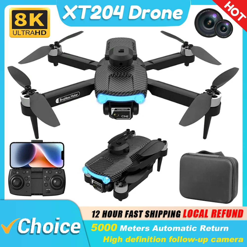 NM59792 Foldable Mini Drone 8K Professional Aerial Photography Motor 360 deg Evitar RC Drone Quadcopter Boy Toys