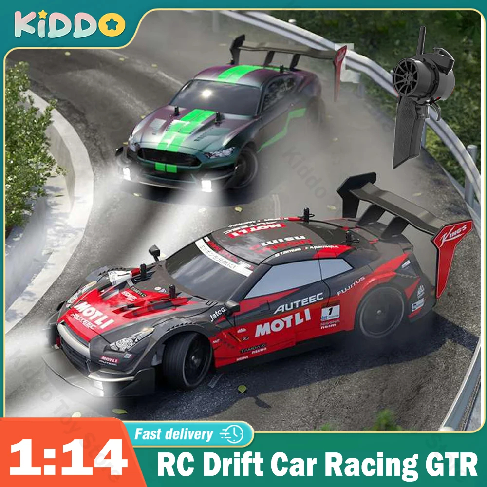 NM59897 4WD RC Drift Car Racing 2.4G Remote Control Car Four Wheel Drive Remote Control Drift GTR Model Remote Control Car Toy