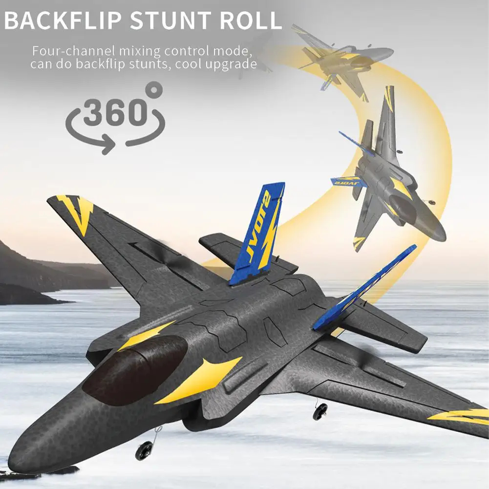 NM60048 F35 RC Airplane 2.4GHz 4CH 6axis Gyro RC Epp Plane 15 Min Flight Time Remote Control Aircraft for Boys