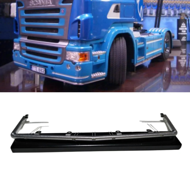 NM60080 Tamiya 1 by 14 RC Truck CNC LED Front Bottom Light Lamp Bar Tractor Trailer for Scania 620 470 56323 Upgrade Car Accessories