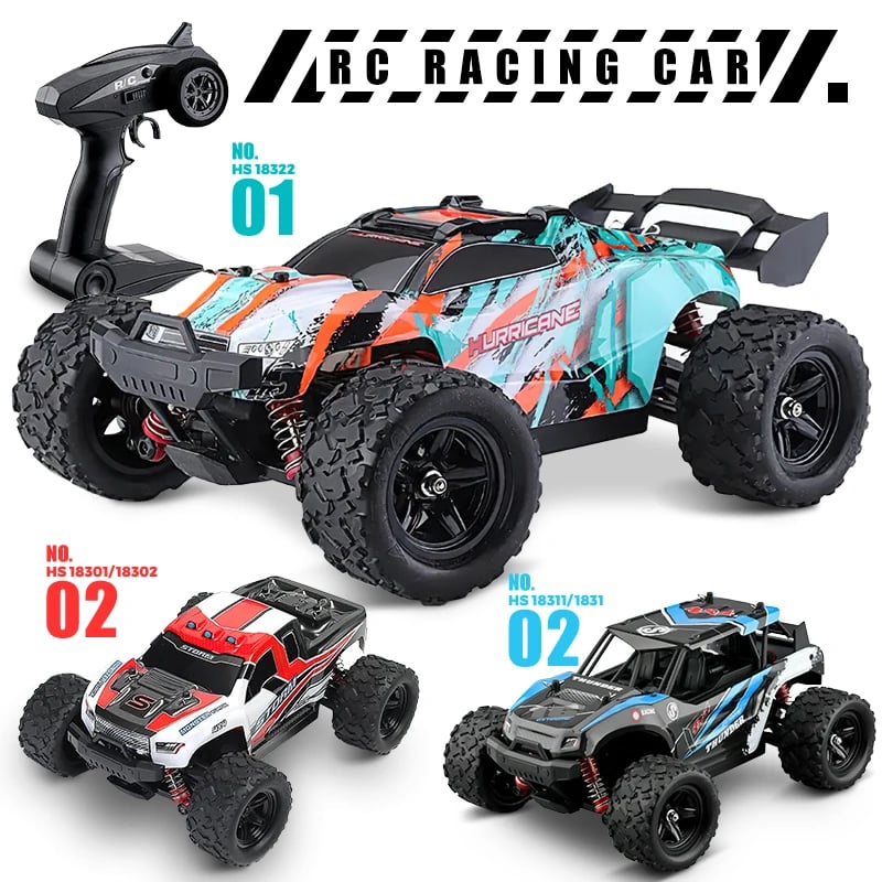 NM60961 18311 18321 18302 Remote Control Car 2.4GHz RC Car All-Terrain 45km-H 1-18 Off-Road Truck Toy Birthday Present for Children