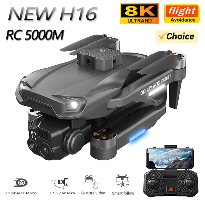 NM61129 Drone 8K Professional 4k HD Camera ESC Night Vision Aerial Wi-Fi FPV Brushless UAV Avoid Obstacles Quadcopter for Beginners -  UNO1RC