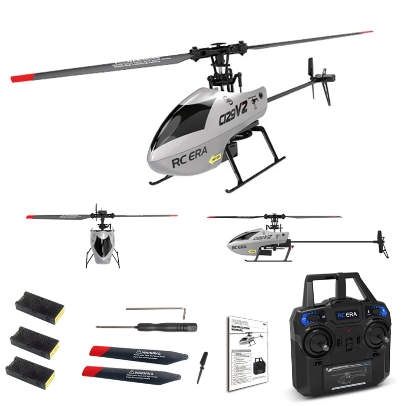 NM61358 Series C129 V2 RC Helicopter 6 CH Four-Way Fixed Height Single Model UAV Outdoor RC Aircraft Toys for Boys Gifts 2023