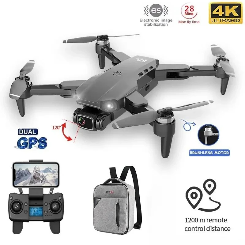 NM61581 New Drone L900 Pro 4K Professional 5G GPS HD Camera Photography Brushless Foldable Quadcopter RC Distance 1.2KM Drones Toy