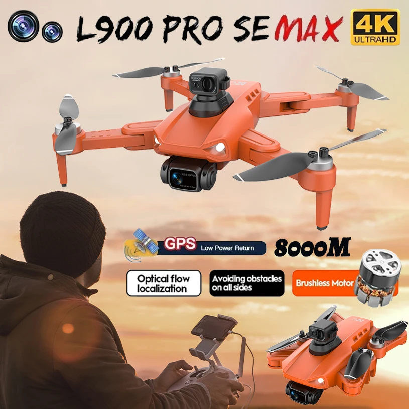 NM61467 Pro SE MAX Drone 5G Wi-Fi FPV Brushless Motor GPS 4K HD Dual Camera 360 deg Laser Obstacle Avoidance RC Quadcopter Drones Toy