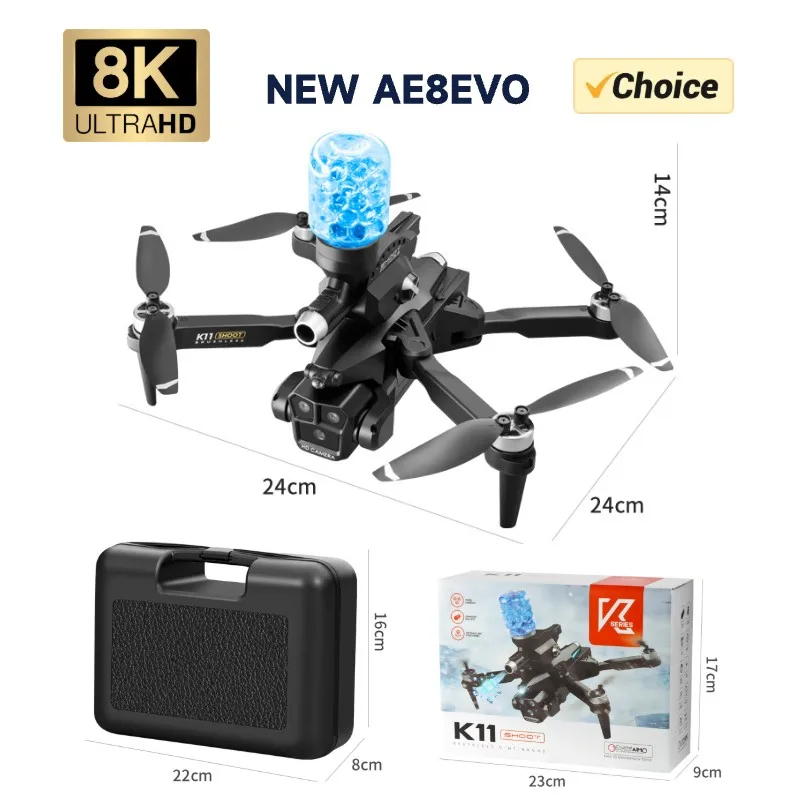 NM61622 8K GPS Professional Triple Camera Wide Angle Optical Streaming 4 Way Obstacle Avoidance Quadcopter 50 x Zoom HD Drone