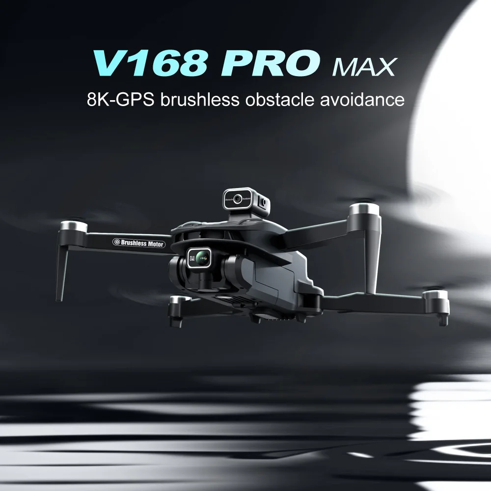 NM61693 Drone GPS Unprinted Electric Light Current 8K HD Dual Lens & Optical Flow Hover Photography RC Plane Suitable 2024