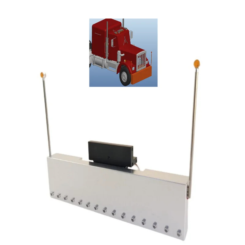NM61673 Front Bumper Lamp LED Light for Tamiya 1 by 14 Truck King Hauler 56344 56301 RC Tractor Trailer LESU Tamiya Part