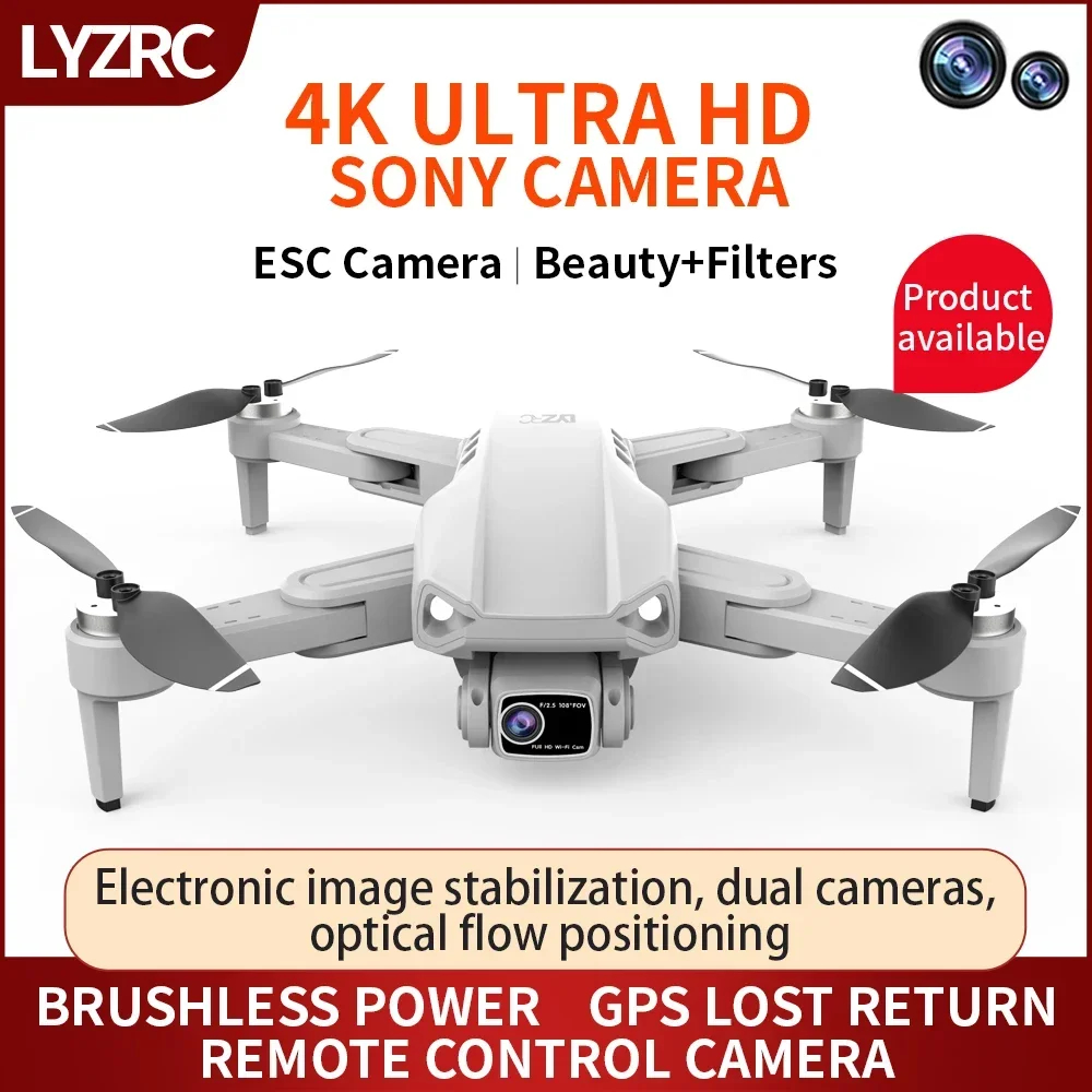 NM61887 PRO SE Drone 4K Camera GPS 5G Wi-Fi FPV Brushless RC Helicopter HD Dual Camera Mini Drone Under - 250 g