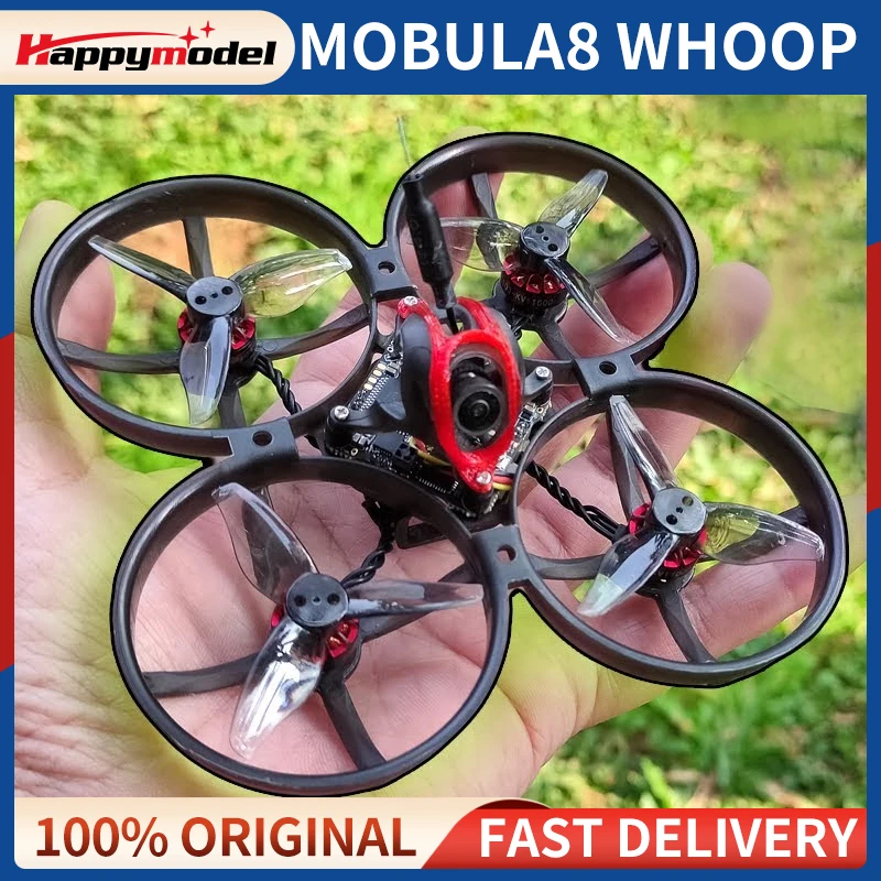 NM61910 Mobula 8 Mobula8 Micro FPV Whoop Quadcopter Drone 1-2S 85 mm ELRS & FRSLY Receiver Caddx ANT X12 AIO Brushless Motor New