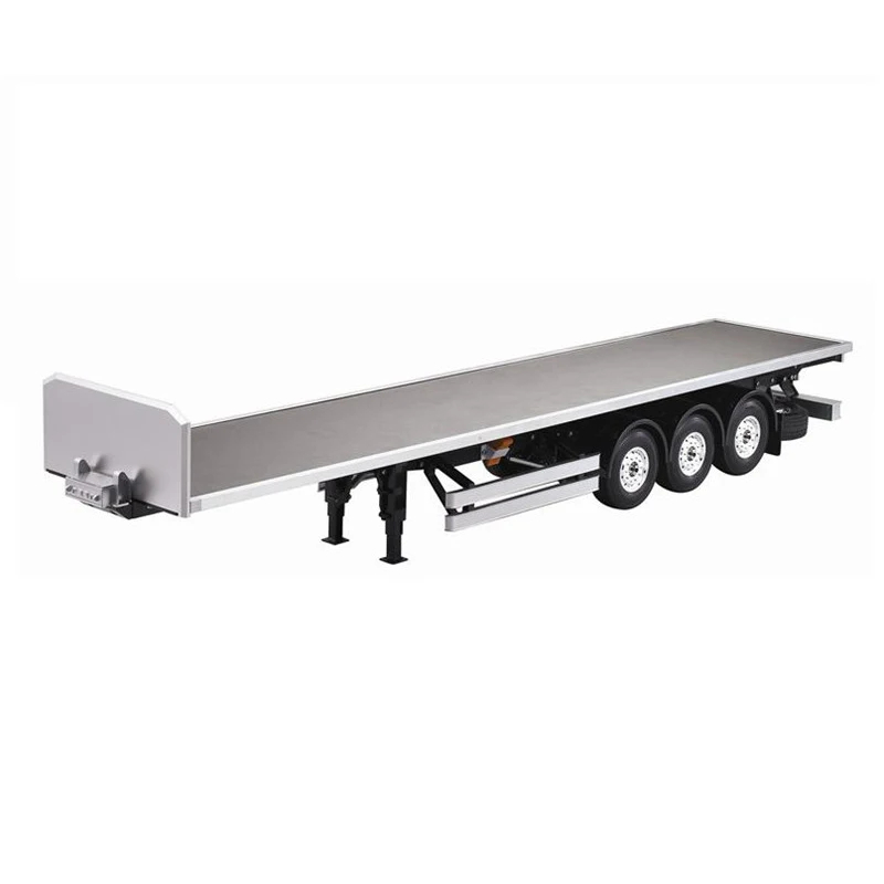 NM62386 1 by 14 3 Axles RC Semi Trailer Flatbed Chassis Remote Control Tractor Truck Tamiyaya Outdoor Toys for Boys