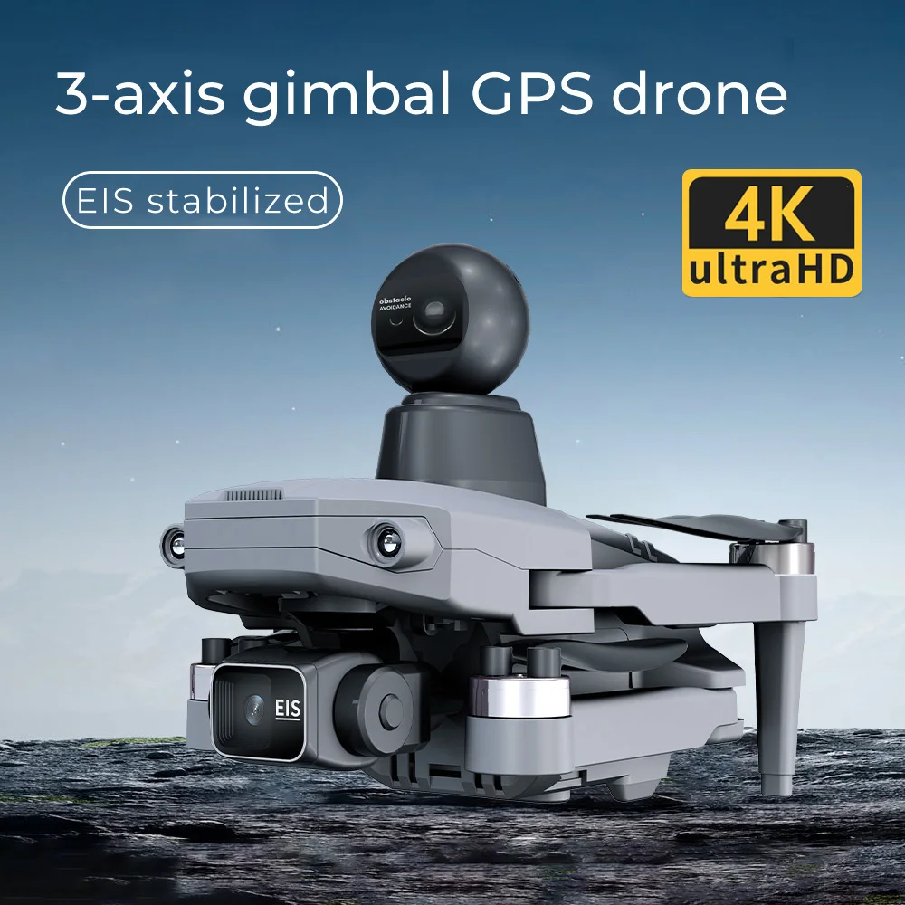 NM62393 RC Drone GPS Professional 4K HD Camera 3-Axis Gimbal UAV Aerial Photography Electronic Stabilisation Brushless 2km