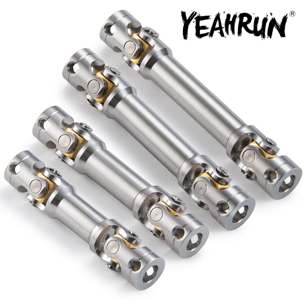 NM58265 Silver Metal Drive Shaft Joint for 1 by 14 Tamiya RC Tractor Truck Model Car Upgrade Spare Parts Accessories - Silver