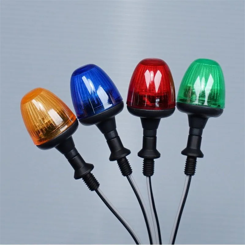 NM58532 Truck LED 360 Rotating Engineering Lights Warning Lamp for 1 by 14 Tamiya Excavator Car Accessories - Multi Color