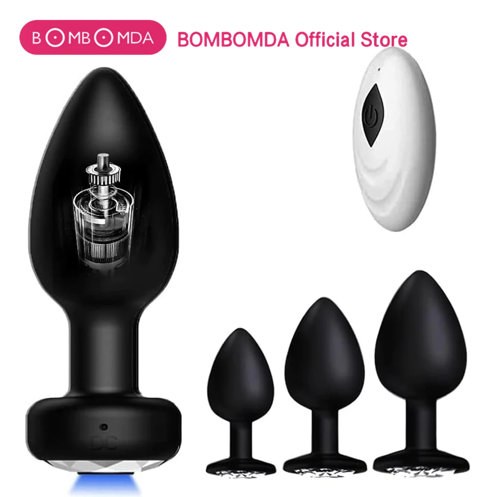 NM58553 Vibrator for Man Wireless Remote Control Silicone Butt Plug for Gay Plug Sex Toy for Woman Adult Prostate Massager