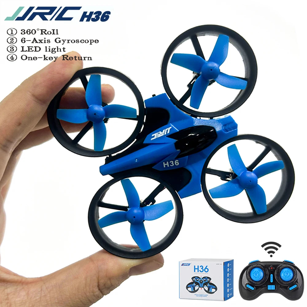 NM58528 H36 Mini RC Drone Helicopter 2.4G 6-Axis Headless Professional Drone Mode Foldable Quadcopter Drone Toy Gift RC Helicopter