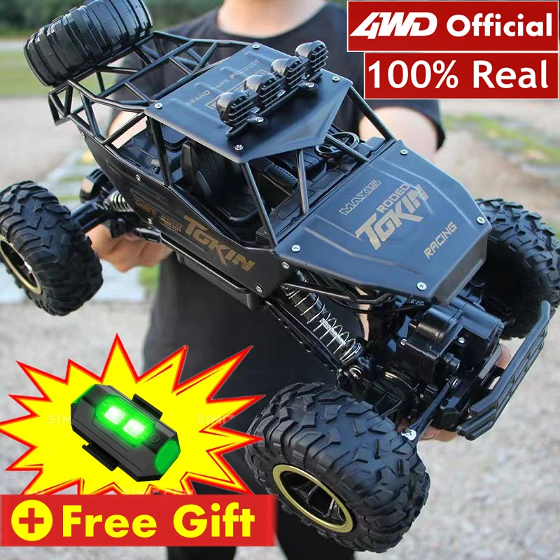 NM58597 RC Car Off Road 4x4 Remote Control Cars Radio Buggy Truck Racing Drift with LED Lights Toys Gift for Boys