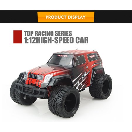 NC26472 1-12 RC Car 2.4G 4WD High Speed Electric Monster Truck RTR Remote Controlled - Red -  netjett