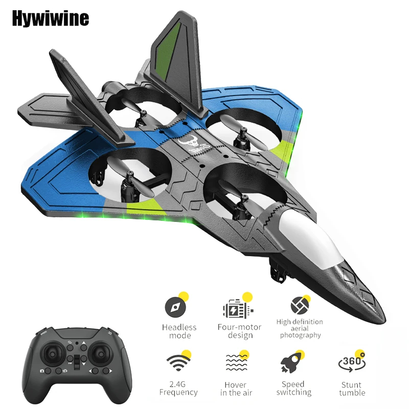 NM58635 Aircraft Fighter 2.4G 4CH 6-Axis Gyroscope Automatic Balance 360 deg Rollover EPP RTF Electric RC Glider Airplane Toys for Kids