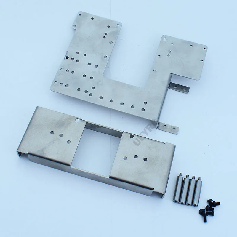 NM58686 Cab Second Floor Battery Case for 1 by 14 Tamiya RC Dump Truck Car Accessories - Silver