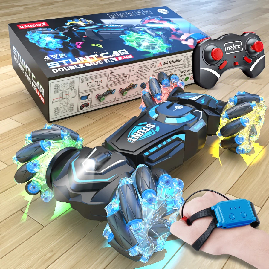 NM58708 RC Stunt Car Rotation Drift 2.4G Wireless Remote Control Car Childrens And Boys Sound & Light Toy Car