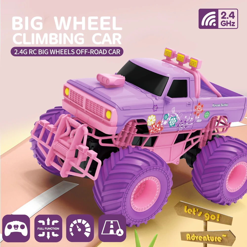 NM58728 Off-Road High Speed Climbing Vehicle 2.4G Remote Control Cars Cute Electric Model Girl Xmas Gifts Kids Toys for Boys