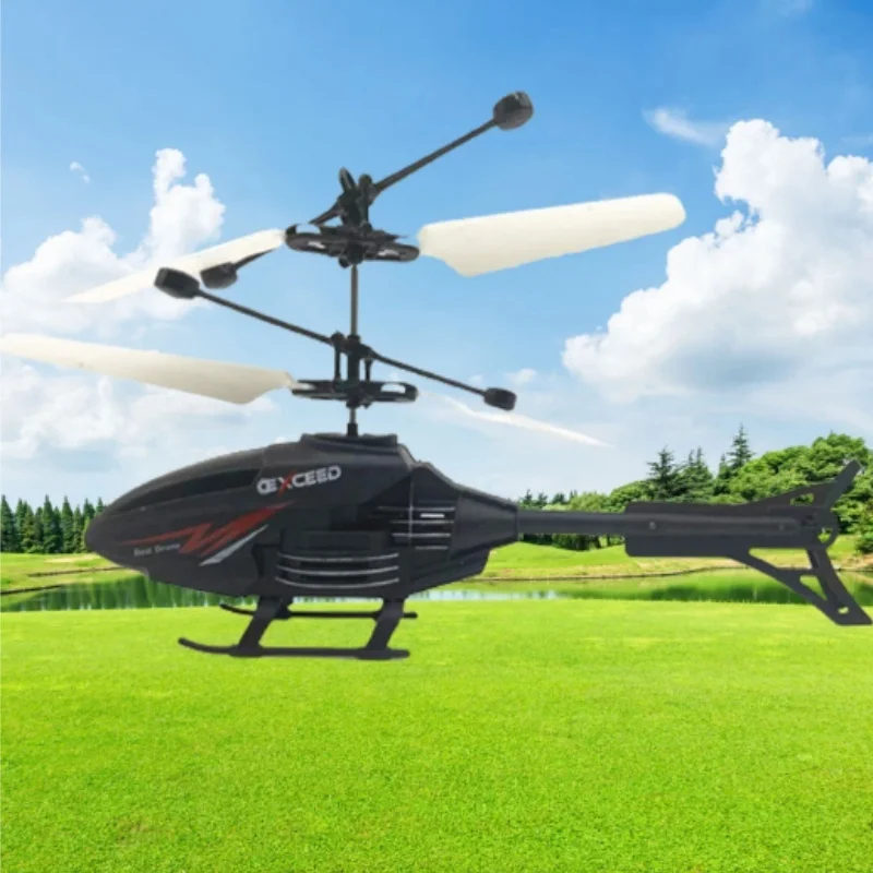 NM58878 Electric Helicopter Toy Mart RC Airplane Electric Outdoor Toys with LED Remote Control Airplane Toy for Kid Boys Girls Toys