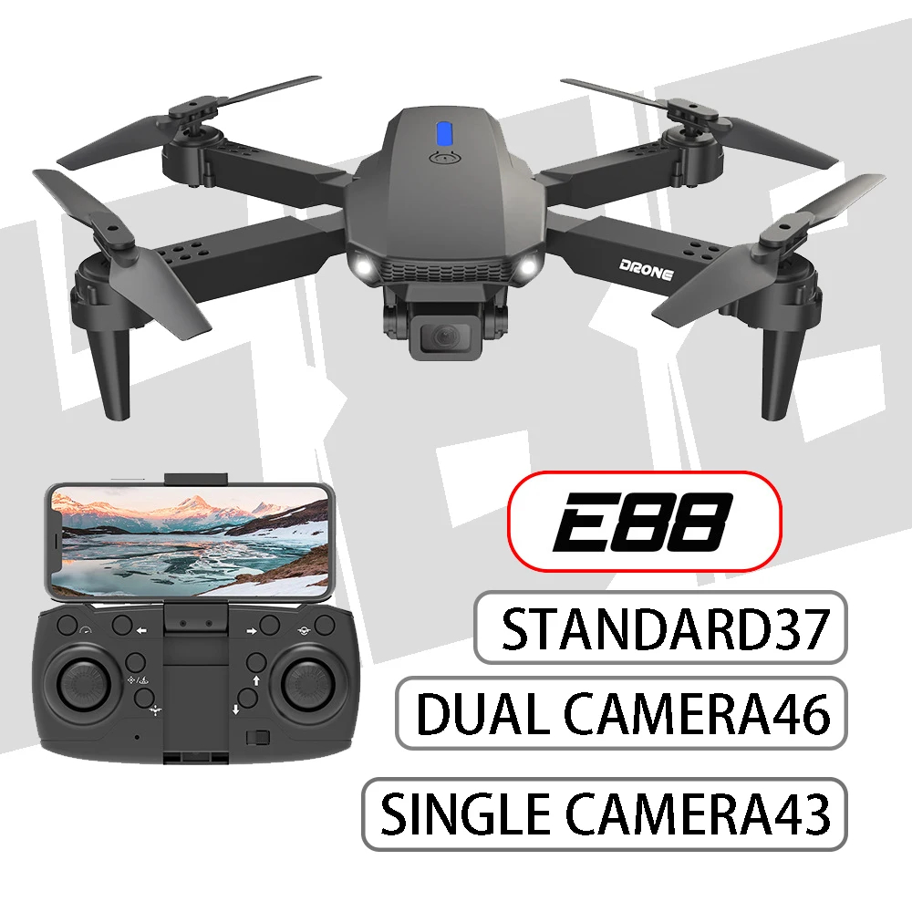 NM58998 Professional Drone with Camera Intelligent HD Aerial Photography Adjustable Lens Real Time Image Transmission with Battery