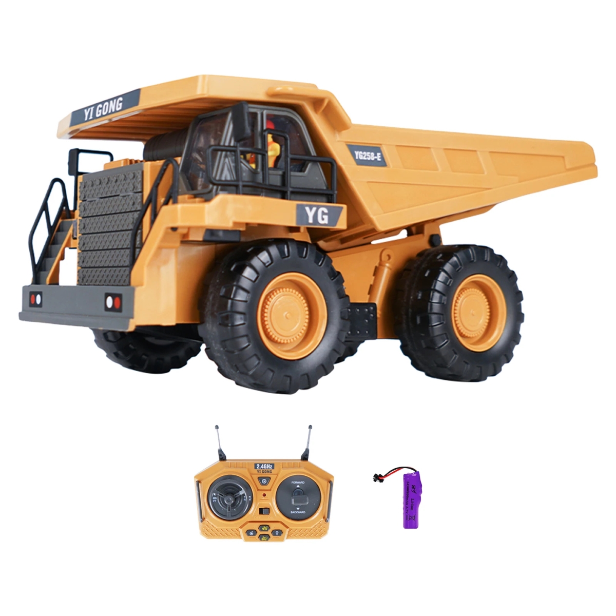 NM59684 Scale RC Dump Truck 9 Channels 2.4G Radio Controlled Cars Engineering Model