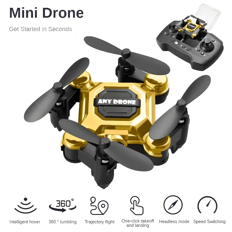 NM59704 360 Degree 4k High-Definition Rotating Remote Control Folding Mini Drones Outdoor Aerial Photography Shooting UAV