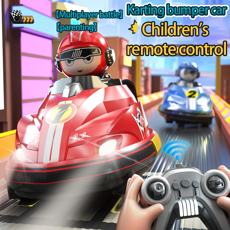 NM59358 Remote Control Car Opponent Intelligent Battle Bumper Car Parent Child Games Toy - 2 Piece