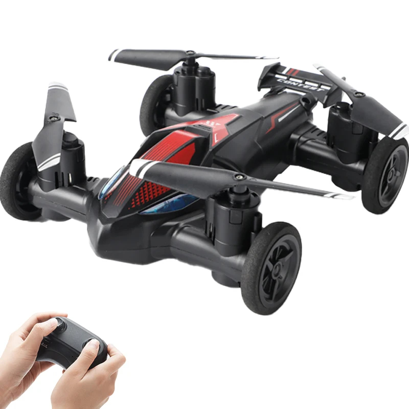 NM59471 H103B 2.4G RC Land-Air Mini Drone Plane Aircraft Dual-Mode Mini Four-Axis RcAircraft Tumbling Light Unmanned Car Boy Toy