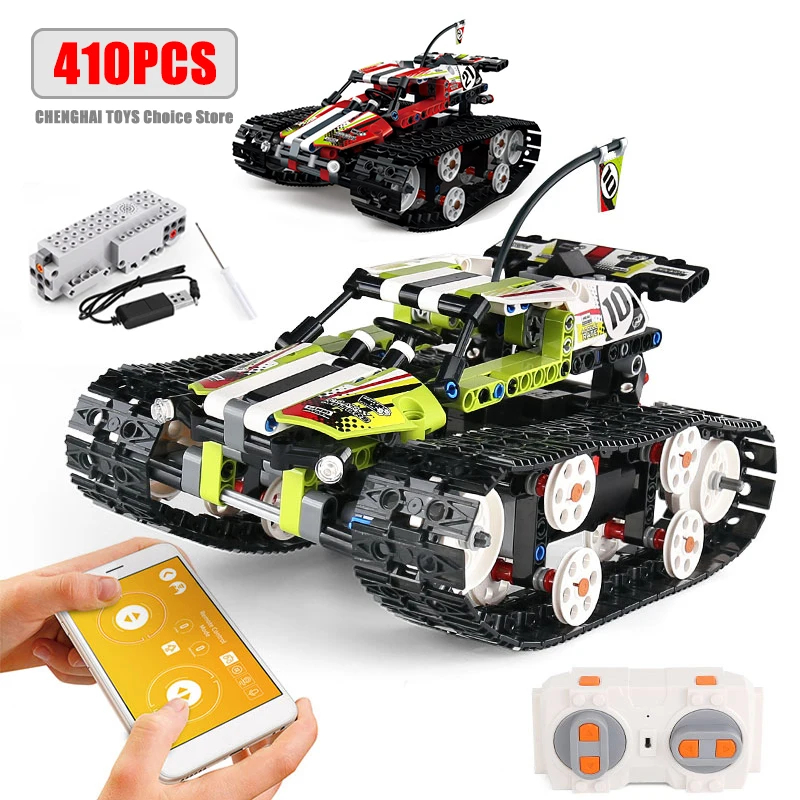 NM59492 Technical Car APP Remote Control Motor Power Building Blocks Bricks Super Racing Car Sets Toys for Boys Kids Gift Mock Set