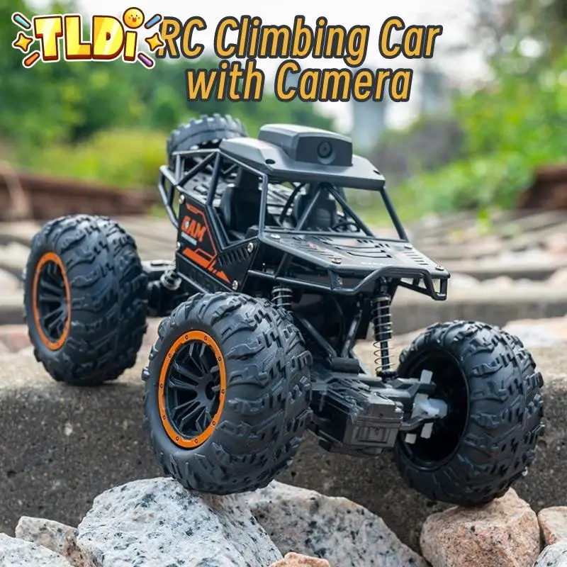 NM59935 Rc Car with Hd Camera Alloy Remote Control Truck App Control 4Wd Off Road Vehicle Electric Toys for Boys Children Gift