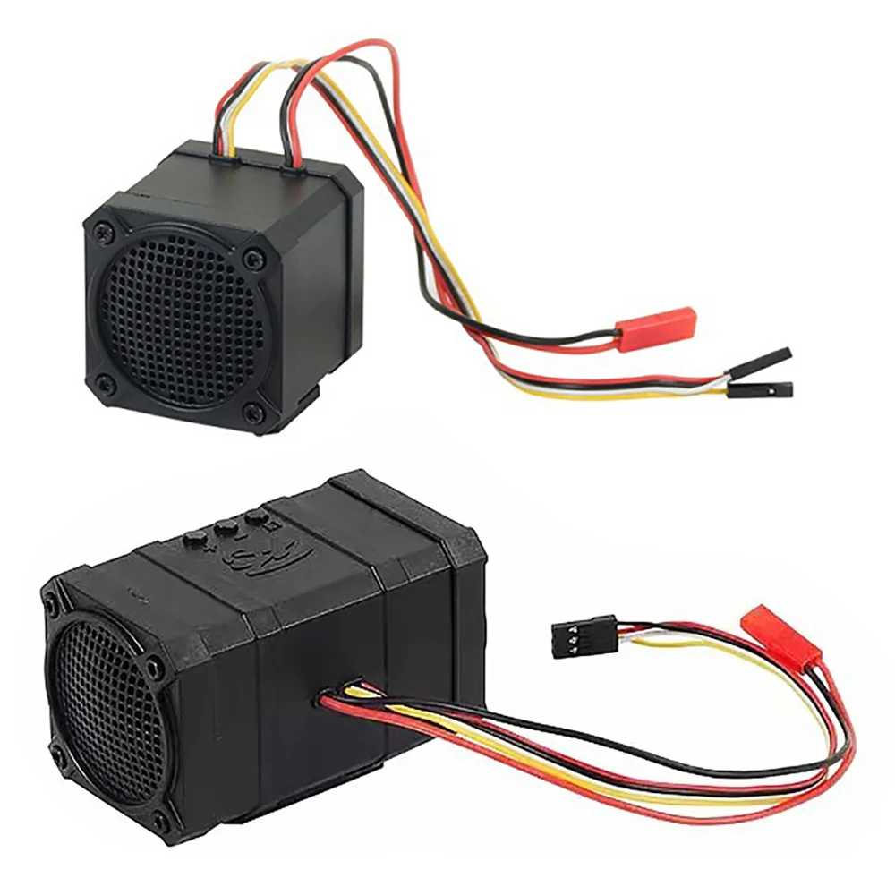 NM60166 Car Engine Sound Simulator CH3 Control Horn Speaker for 1 by 10 Scale Truck Crawler Motorcycle Boat