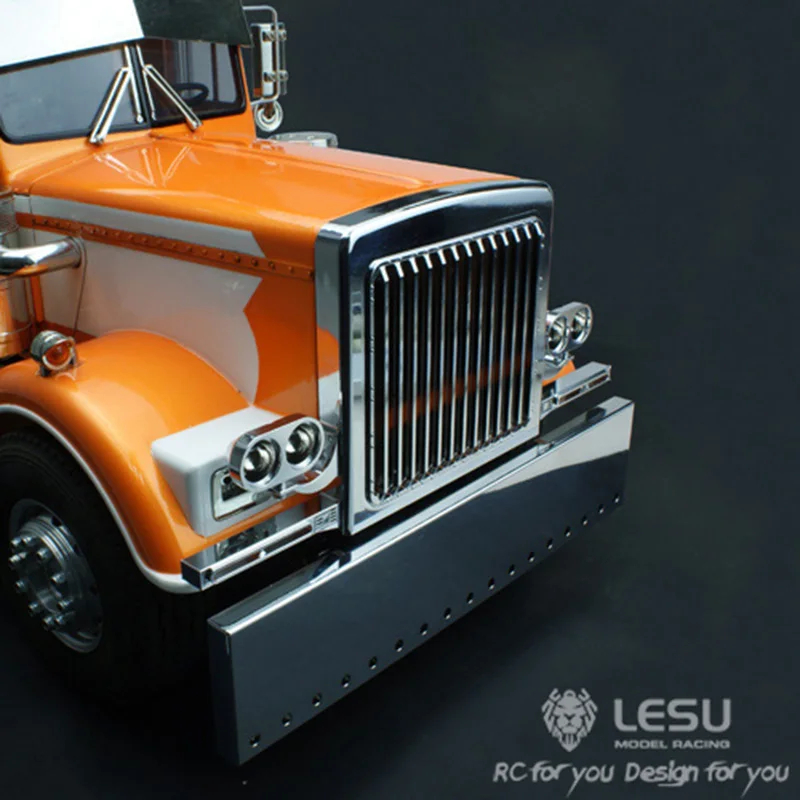 NM60724 Lesu Front Bumper for 1 by 14 Tamiya Globe Liner King Hauler RC Tractor Truck Model Lorry Remote Control Cars Toys