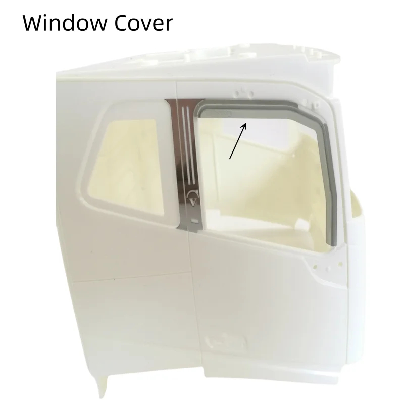 NM60820 Window Cover Rain Sun Visor for 1 by 14 Tamiya RC Truck Volvo 56360 F16 RC Tractor Trailer Upgrade Parts