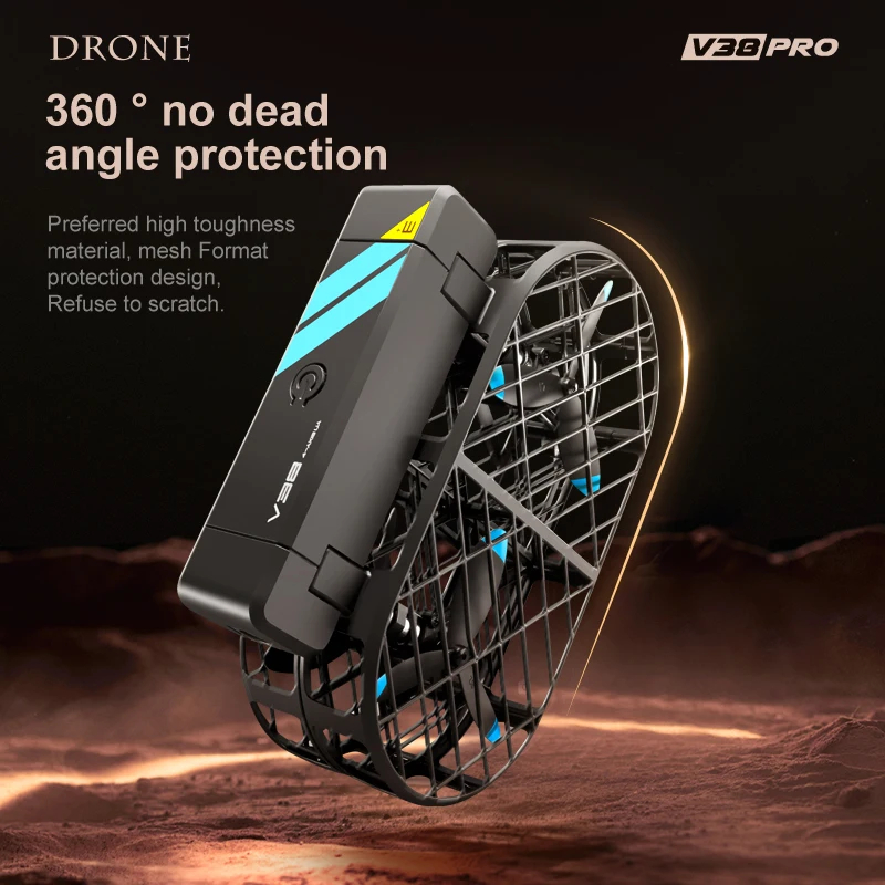 NM60515   RC Drone Wi-Fi FPV Hover Camera HD 6K Pocket Remote Control Helicopter RC Plane Foldable Drone Toys Gift for Kids