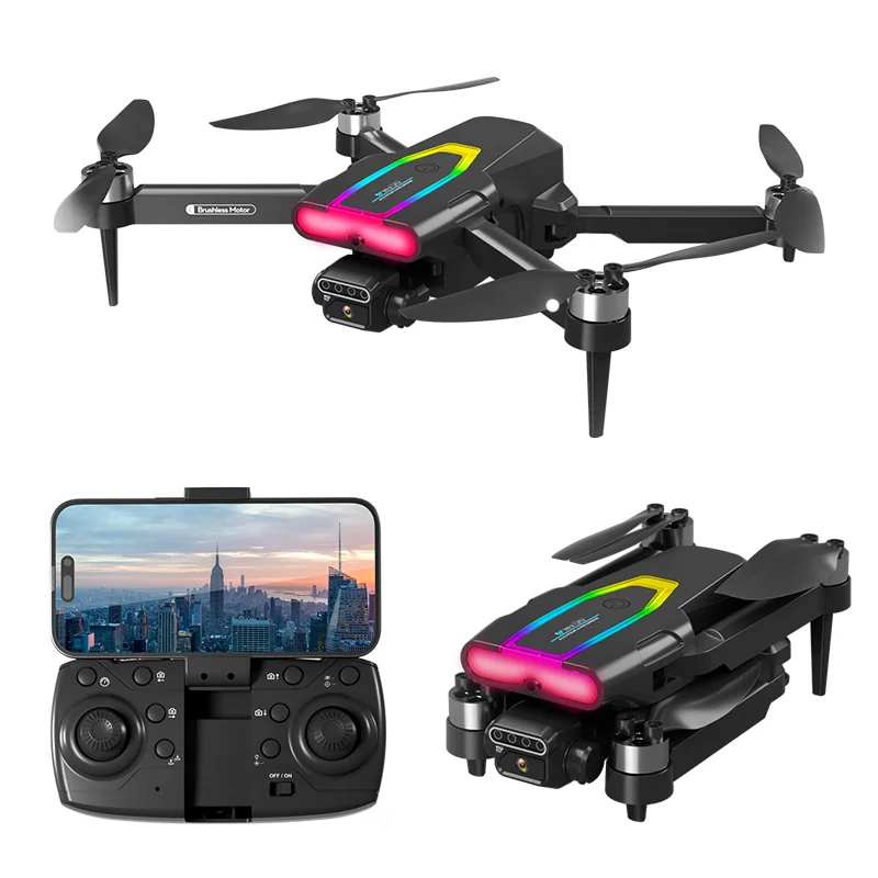 NM60540 F199 Drone Aerial Photography with 1080P Wide Angle HD Dual Camera Brushless Wi-Fi FPV Professional RC Foldable Quadcopter -  UNO1RC