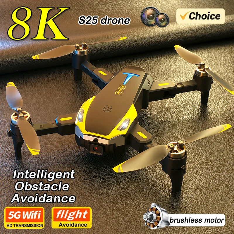 NM60606 Drone 8K Professional 4K HD Aerial Camera Obstacle Avoidance Folding Drone Wi-Fi Brushless Optical Flow Video High Dies Toy