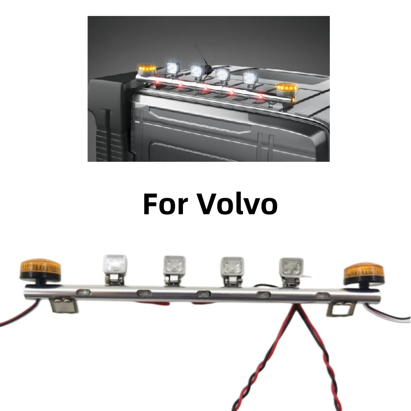 NM61132 LED Spotlight for Tamiya 1 by 14 RC Tractor Dome Light Lamp Volvo 56362 56360 RC Truck Tamiya LESU Parts