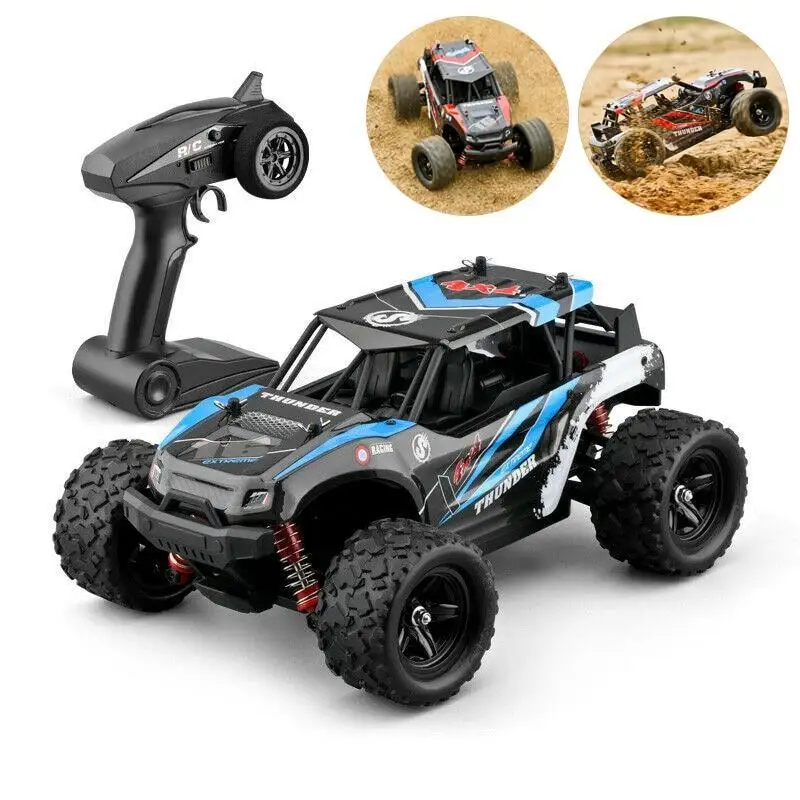 NM61162 40-MPH 1 by 18 Scale RC Car 2.4G 4WD High Speed Fast Remote Controlled Large TRACK HS 18311 by 18312 RC Car Toys for Kids Gift