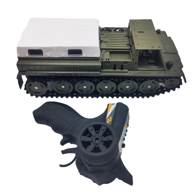 NM61160 E-1 RC Tank Toy 2.4G Super RC Tank 4WD Crawler Tracked Remote Control Vehicle Charger Battle Boy Toys for Kids Children
