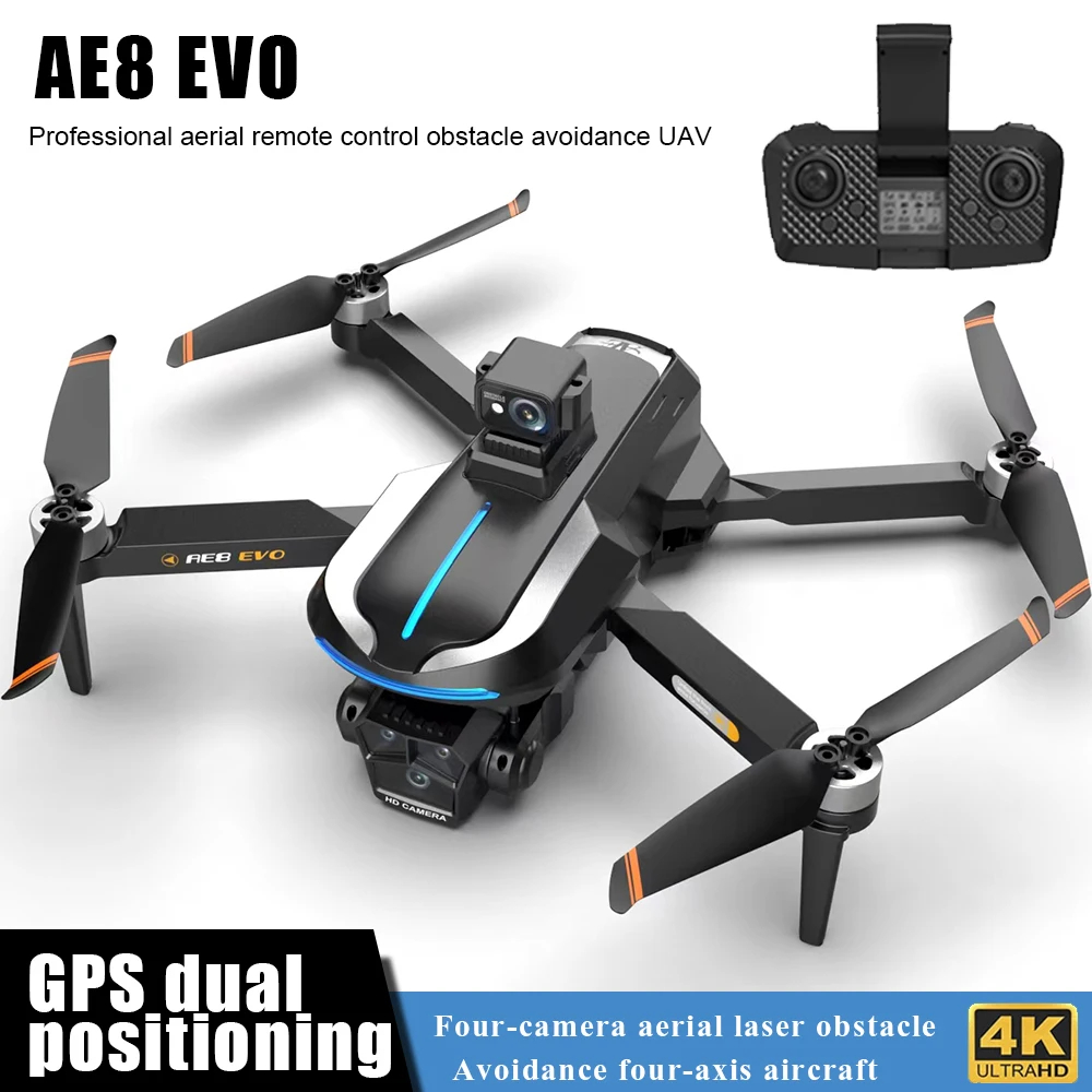 NM61517 Drone with Camera 8K Professional GPS Brushless HD Dual Camera 360 Deg Obstacle Avoidance RC Drone Aerial Photography Quadcopter