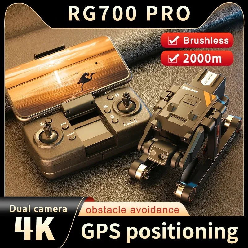 NM61712 PRO GPS RC Drone 8K Aerial Photography UAV Dual Camera 5G Wi-Fi Four-Sided Obstacle Avoidance Brushless Quadcopter Toys -  UNO1RC