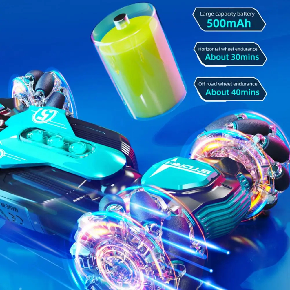 NM58798 Remote Control Car Off-Road Adventure RC Car 2.4G Gesture Sensor Stunt Performer Drift Twist Toy for Kids for Children